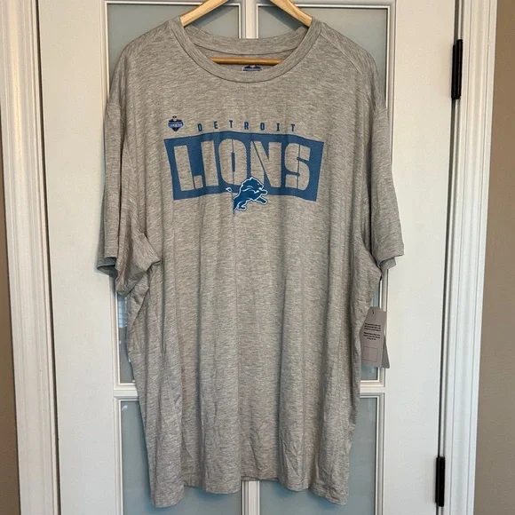 Detroit Lions Gray and Blue Graphic Tee - Picture 1 of 7
